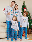 Jul elg familie matchende pyjamas