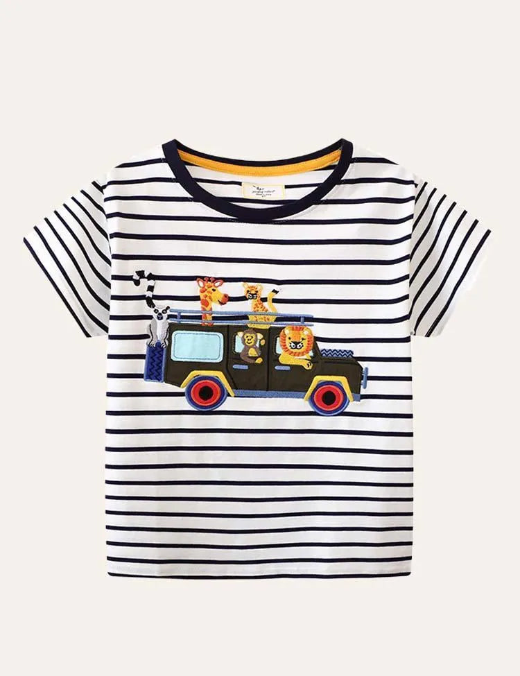Cotton Appliqué T-shirt - Mini Taylor