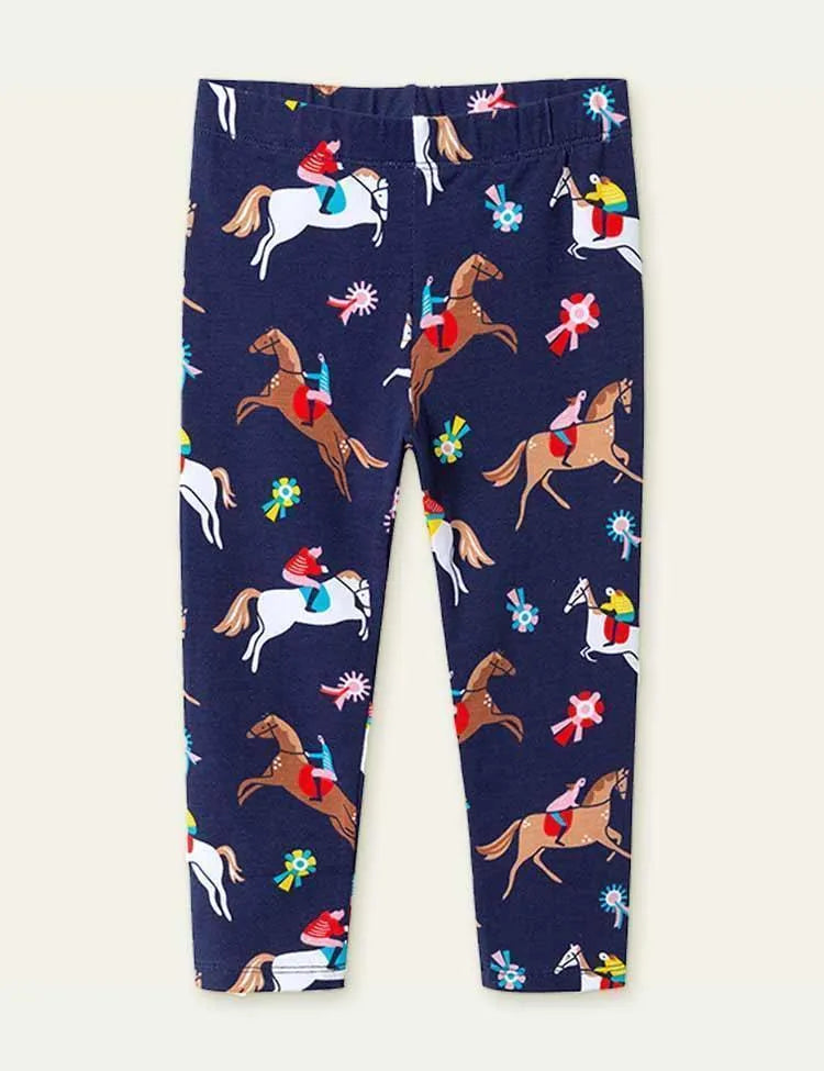Cotton Printed Leggings - Mini Taylor