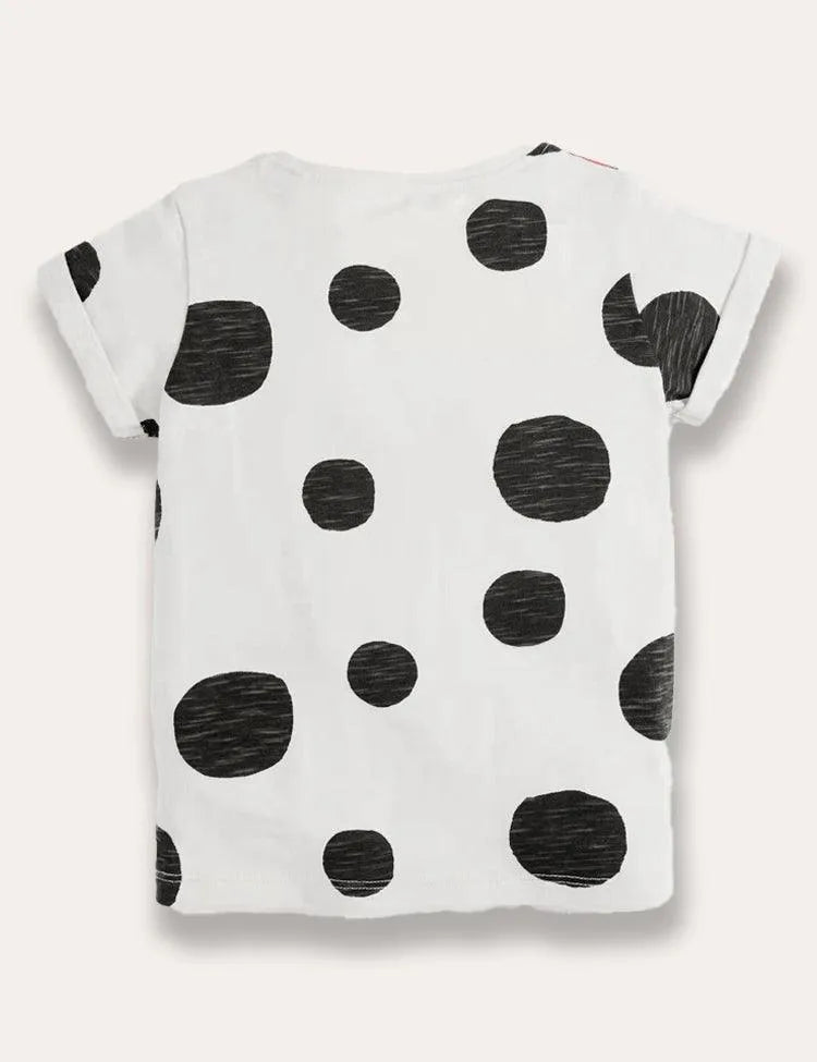 Cute Bee Appliqué T-shirt - Mini Taylor