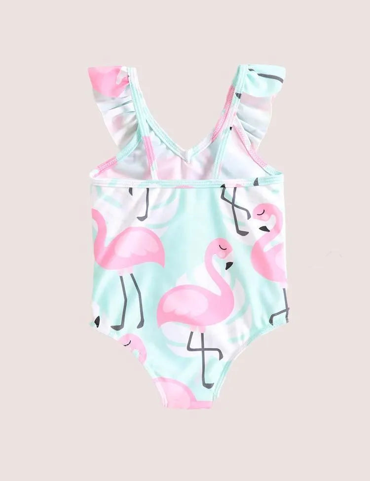 Flamingo One-Piece Swimsuit - Mini Taylor