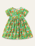 Bloemenjurk met vlinderprint