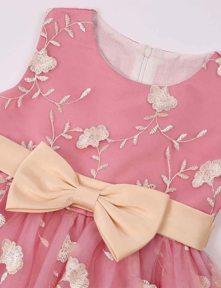 Floral Gauzy Party Dress - Mini Taylor