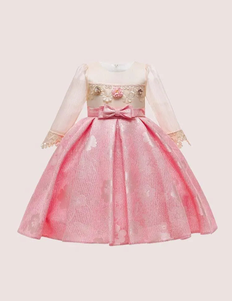 Flower Bow Party Dress - Mini Taylor