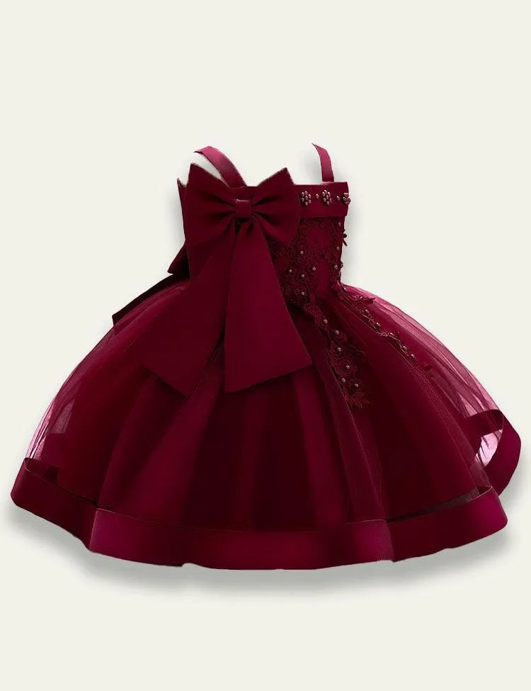 Flower Suppender Party Dress - Mini Taylor