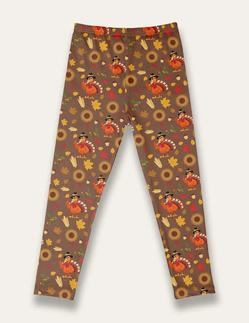 Halloween Turkey Leggings - Mini Berni
