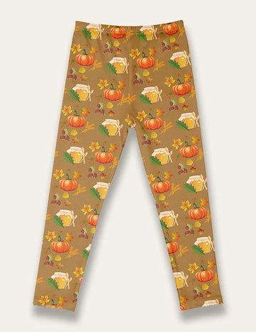 Halloween Turkey Leggings - Mini Berni