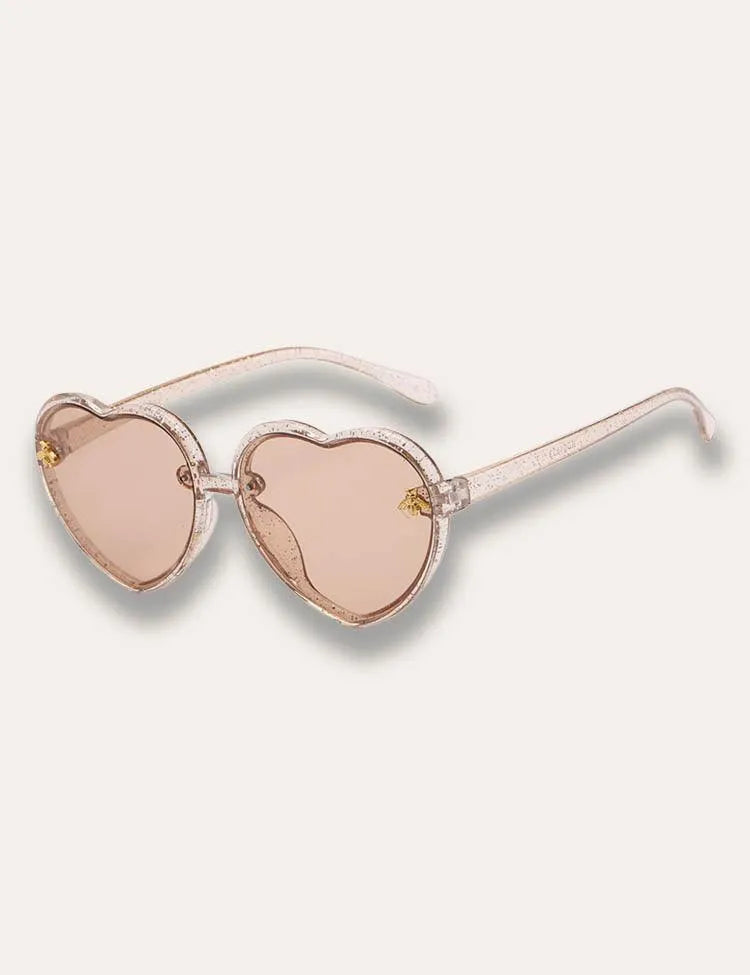 Heart Frame Little Bee Sunglasses - Mini Taylor