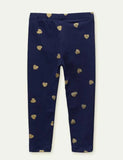 Heart Printing Leggings - Mini Taylor