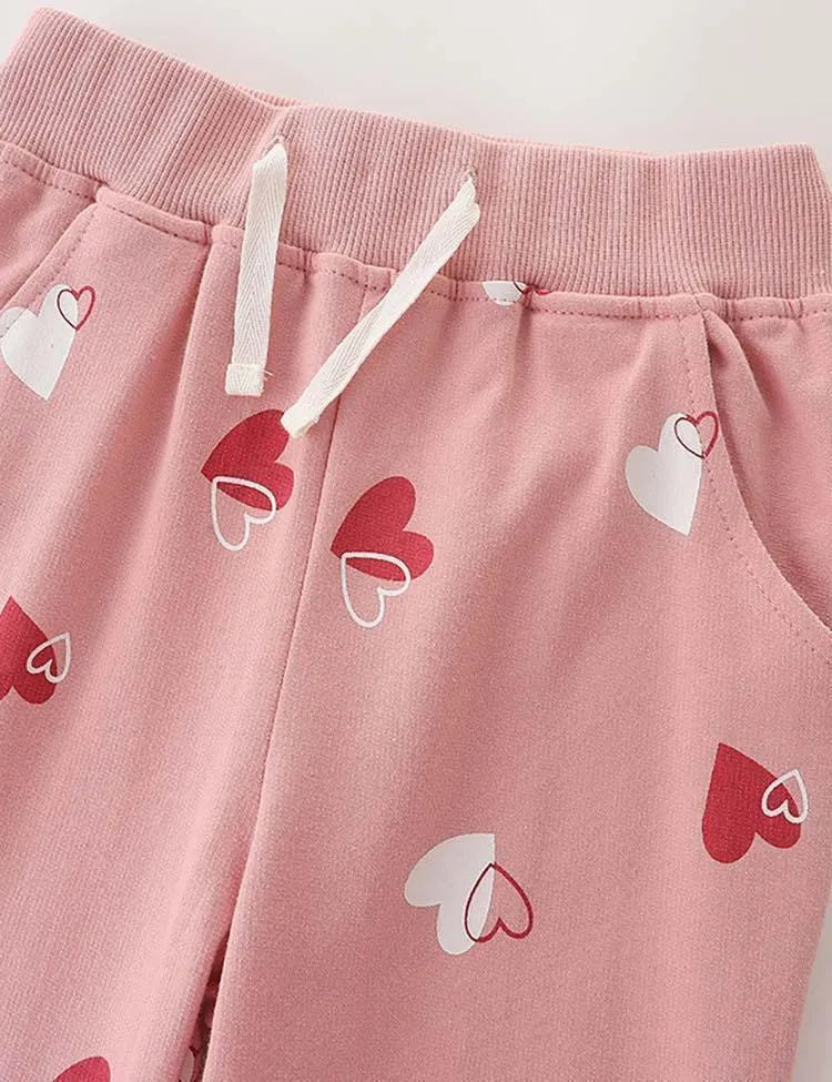 Heart Printing Sweatpants - Mini Taylor