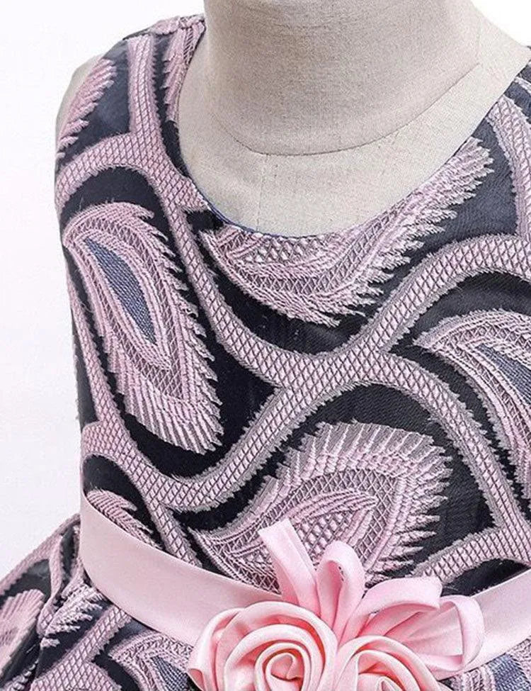 Lace Flower Party Dress - Mini Taylor