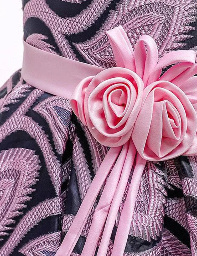 Lace Flower Party Dress - Mini Taylor