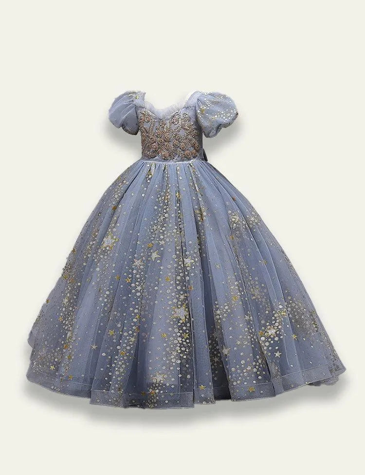 Long Sequin Mesh Party Dress - Mini Taylor