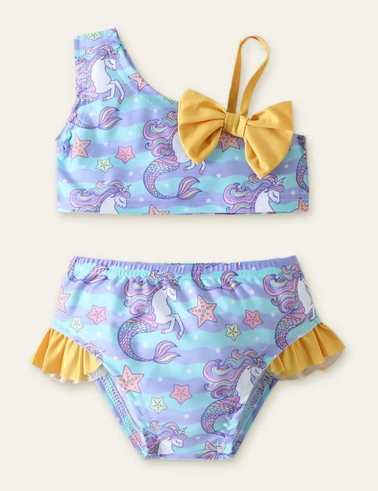 Mermaid Unicorn Printed Swimsuit - Mini Taylor