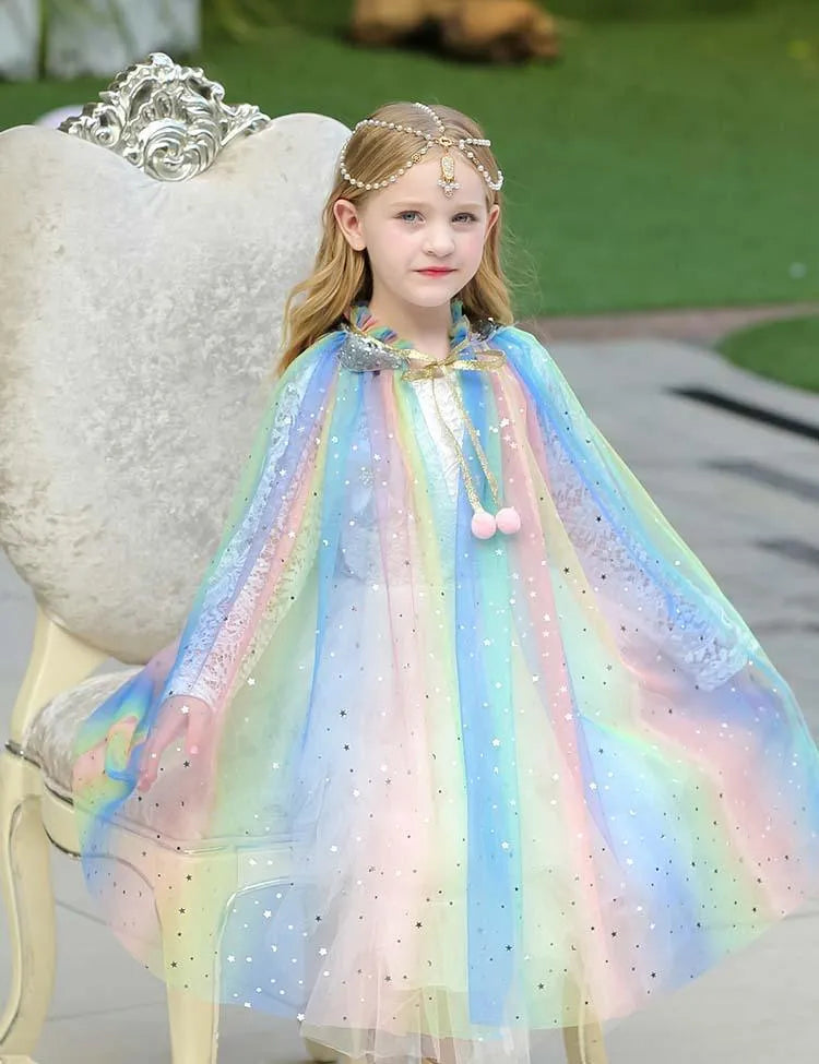 Mesh Sequins Party Cape - Mini Taylor