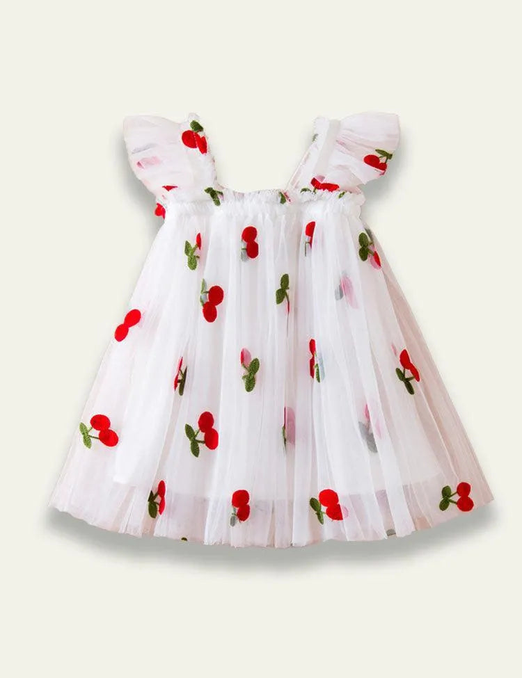 Polka Dot Gauze Party Dress - Mini Taylor
