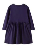 Rainbow Appliqué Long Sleeve Dress - Mini Taylor