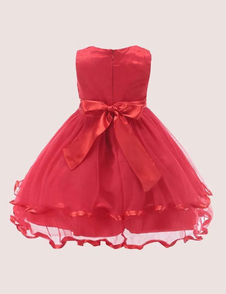 Rose Mesh Party Dress - Mini Taylor