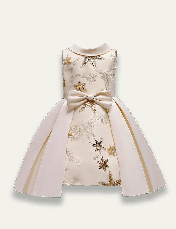 Satin Star Sequined Party Dress - Mini Taylor