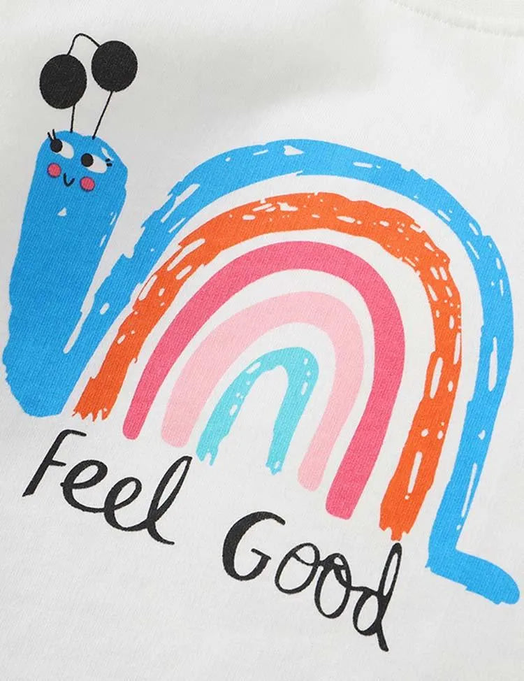 Snail Rainbow Printed Sweatshirt - Mini Taylor