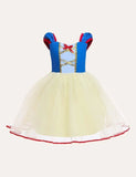 Snow White Mesh Party Dress - Mini Taylor