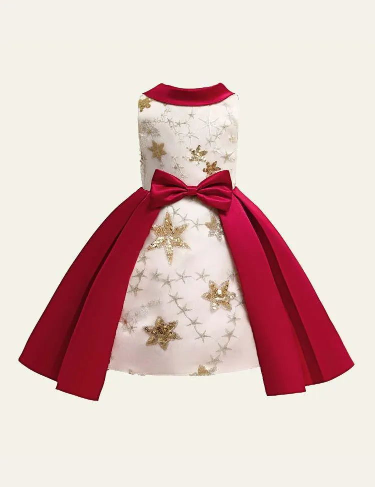 Stars Party Sleeveless Maxi Dress - Mini Taylor