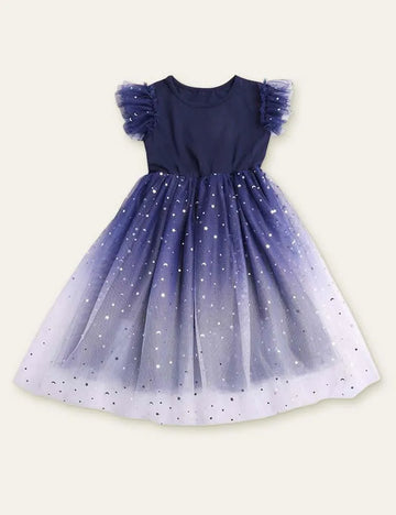 Today Only - Starry Sky Mesh Party Dress - Mini Taylor