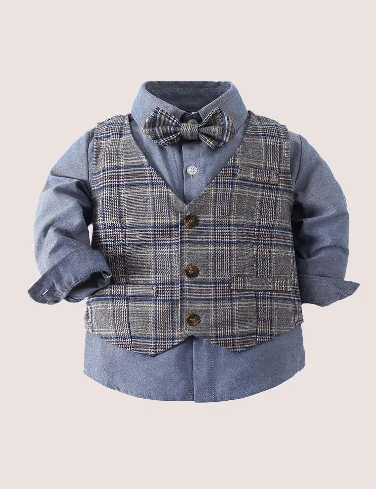 Vest Overalls Party Suit - Mini Taylor