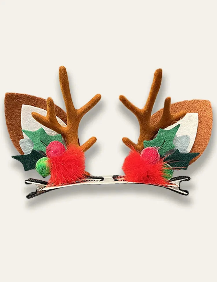 Craciun drăguț elk antler păr de păr