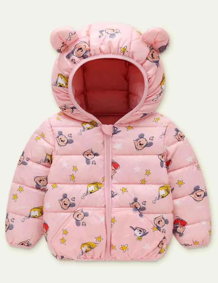 Animal Print down Cotton Jacket - Mini Taylor