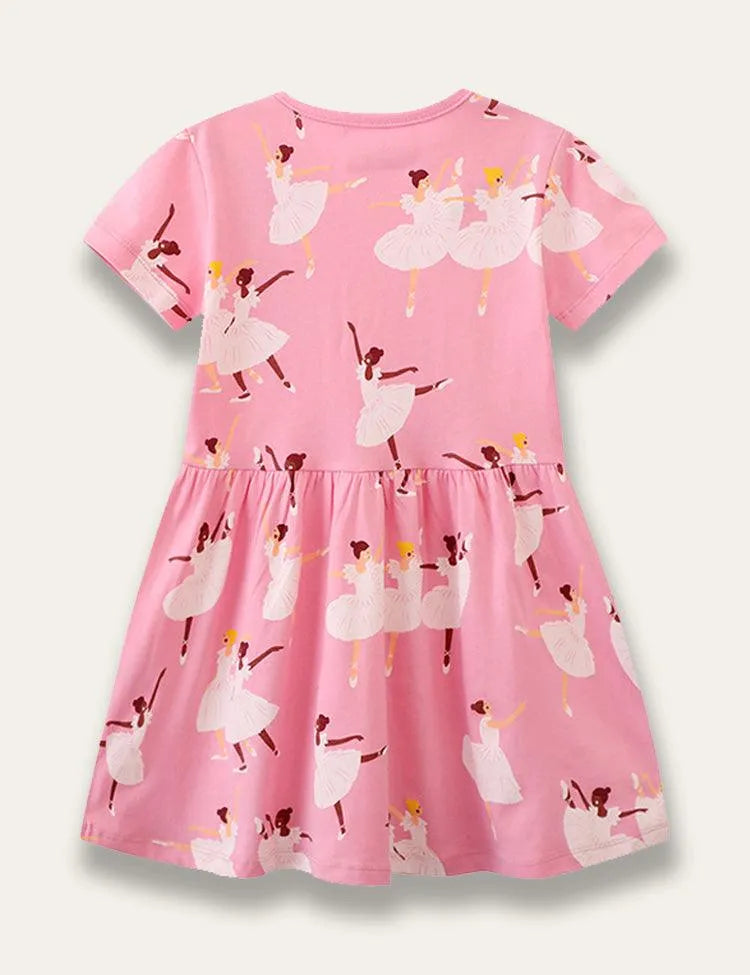 Ballet Girl Printed Dress - Mini Taylor