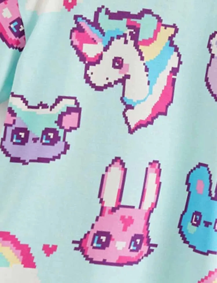 Cartoon Animal Rainbow Suit - Mini Taylor