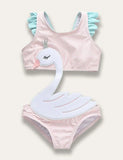 Cartoon Appliqué One Piece Swimsuit - Mini Taylor