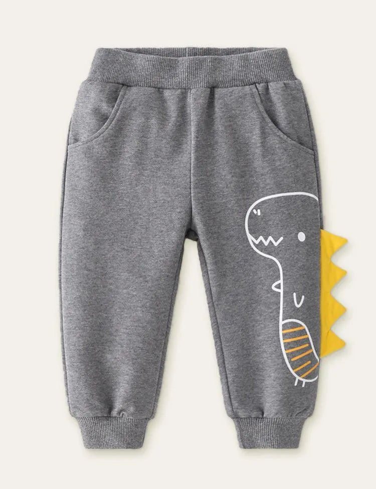Dinosaur Cute Cartoon Printed Sweatpants - Mini Taylor