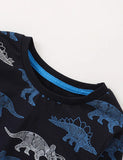 Dinosaur Printed Long-Sleeved T-shirt - Mini Taylor