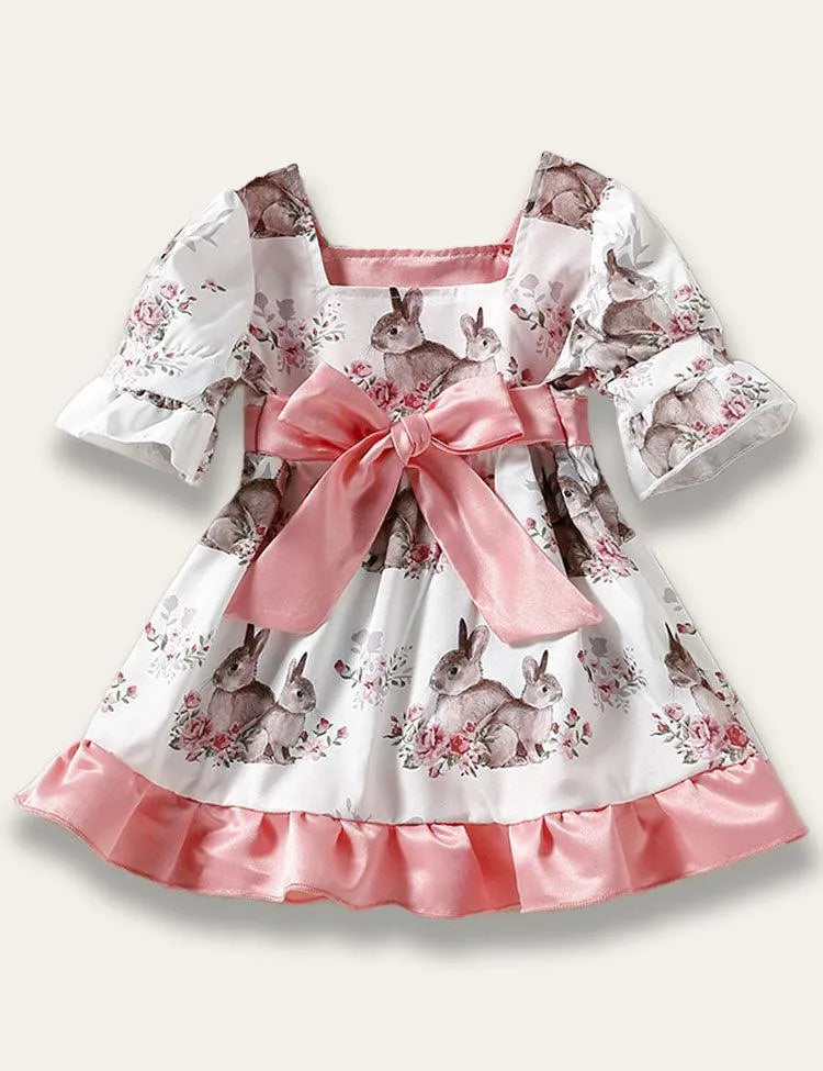 Easter Bow Dress - Mini Taylor