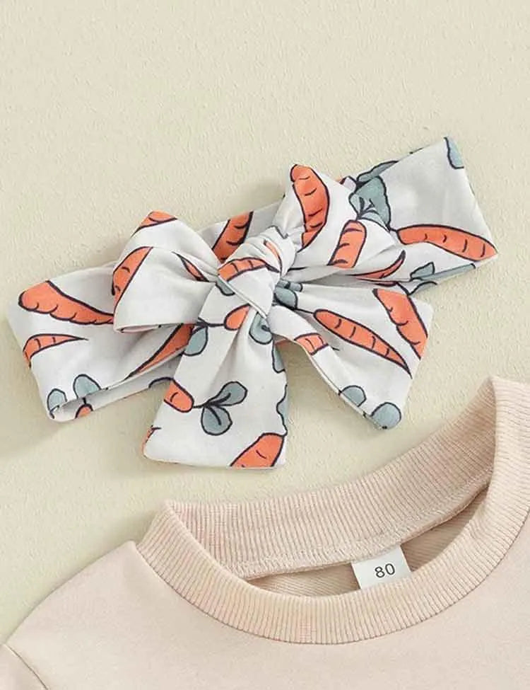 Easter Letter Carrot Printed Suit - Mini Taylor
