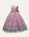 Elegant Princess Floral Tulle Party Dress - Mini Taylor