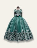 Elegant Princess Floral Tulle Party Dress - Mini Taylor