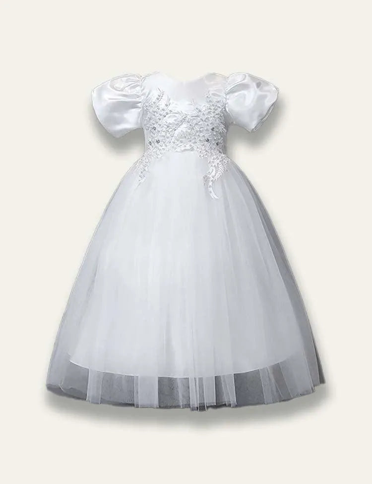 Floral Elegant Princess Party Tulle Dress - Mini Taylor