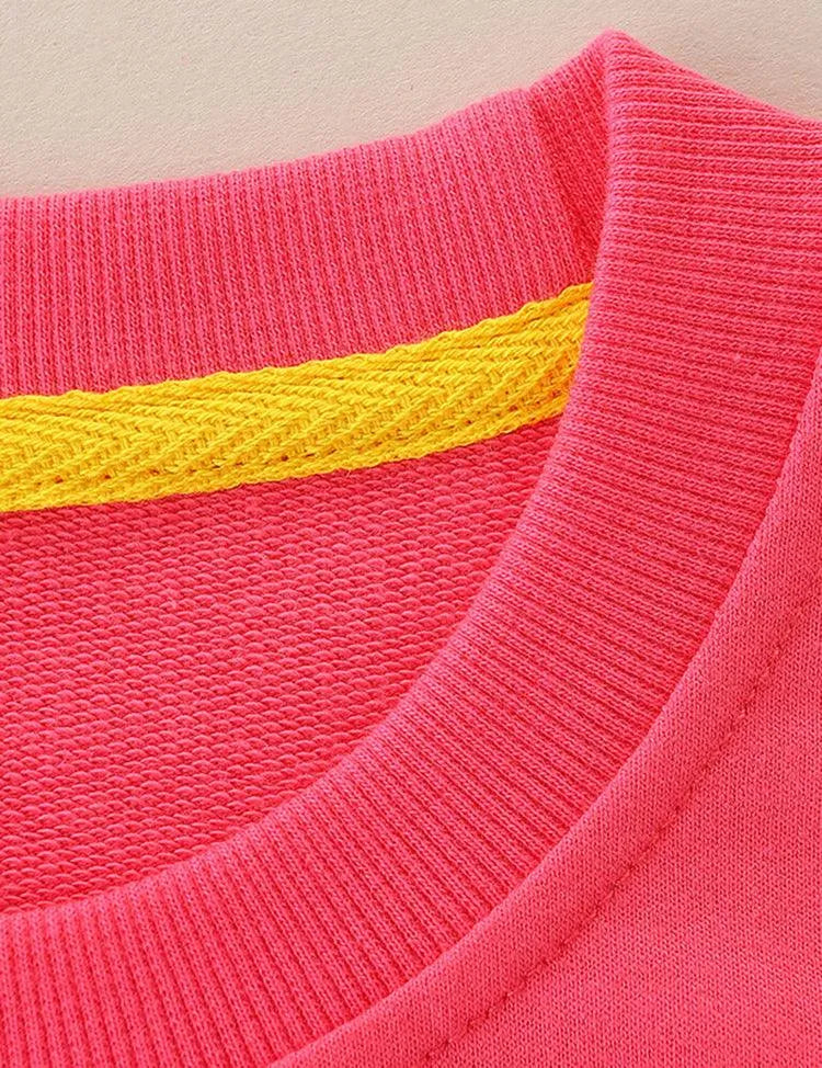 Flower Embroidered Elephant Appliqué Sweatshirt - Mini Taylor