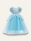 Frossen prinsesse tyl festkjole