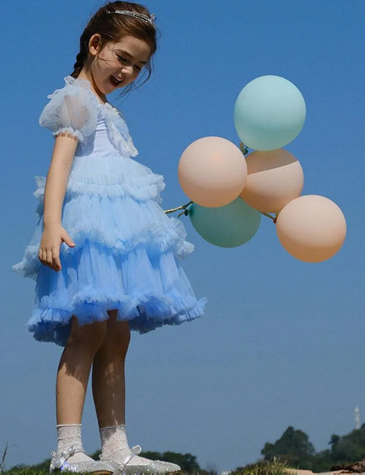 Gradient Tulle Princess Dress - Mini Taylor