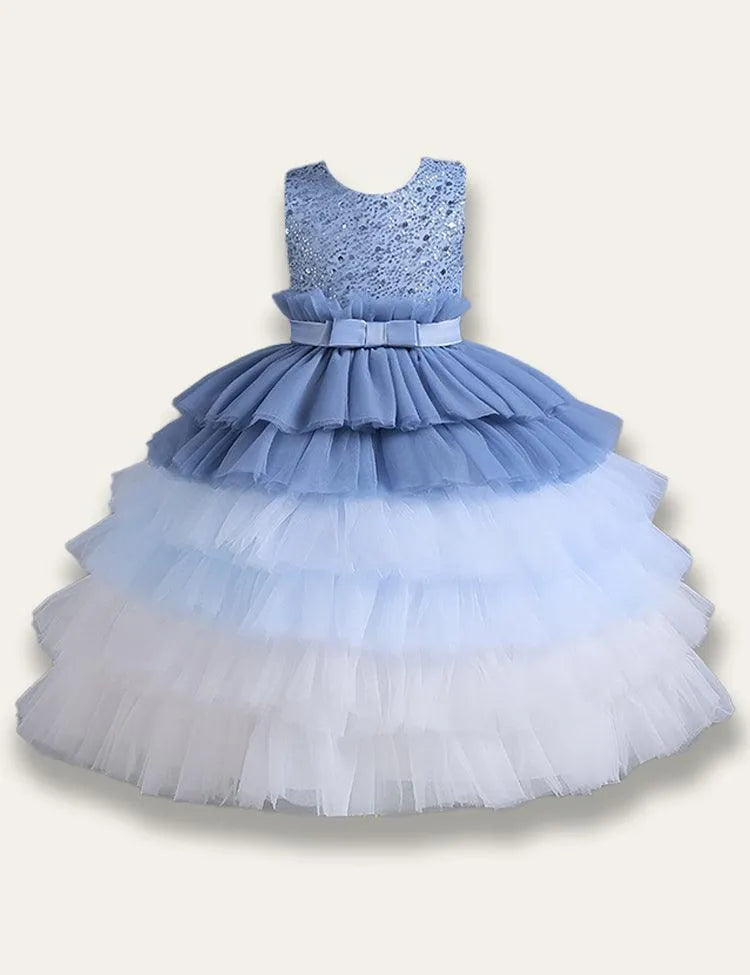 Gradient Tulle Princess Party Dress - Mini Taylor