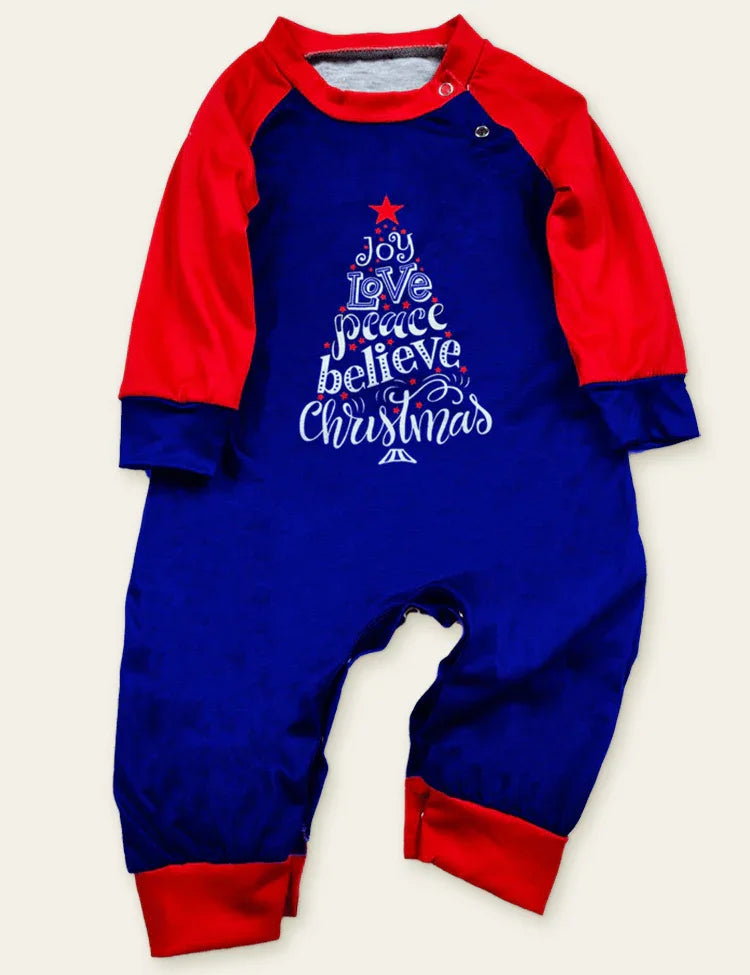 Halloween Letter Printed Family Matching Pajamas - Mini Berni