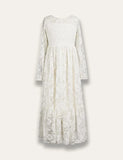 Lace Embroidered Party Dress