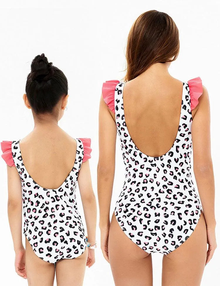 Leopard Print Family Matching Swimsuit - Mini Taylor