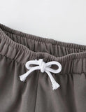 Letter Printed Pocket Shorts - Mini Taylor