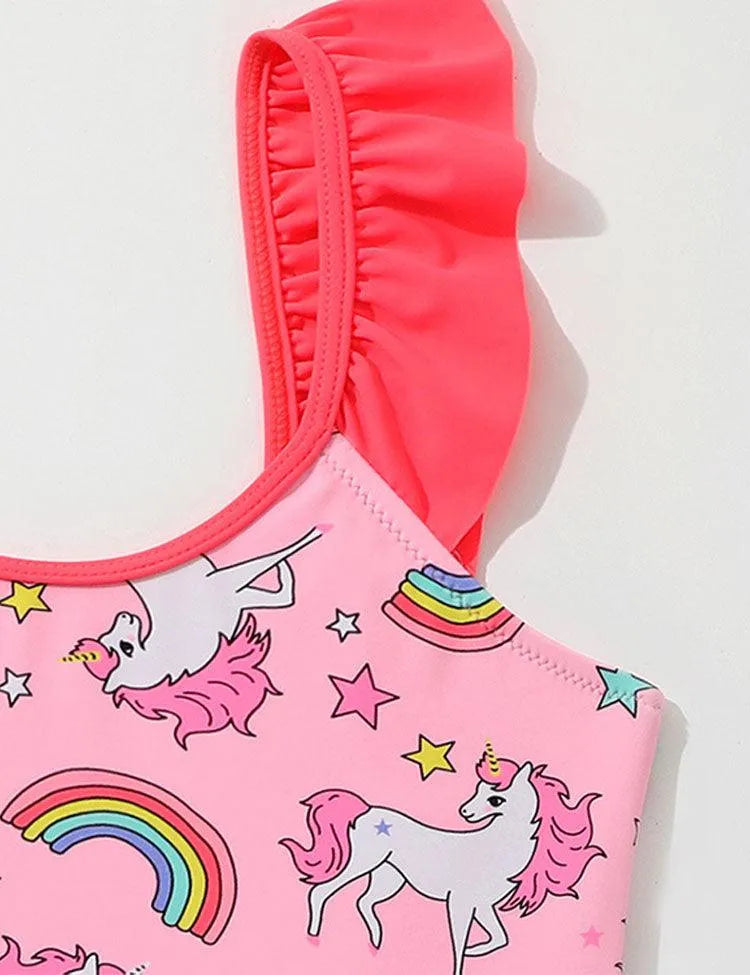 Lovely Unicorn Print Swimsuit - Mini Taylor