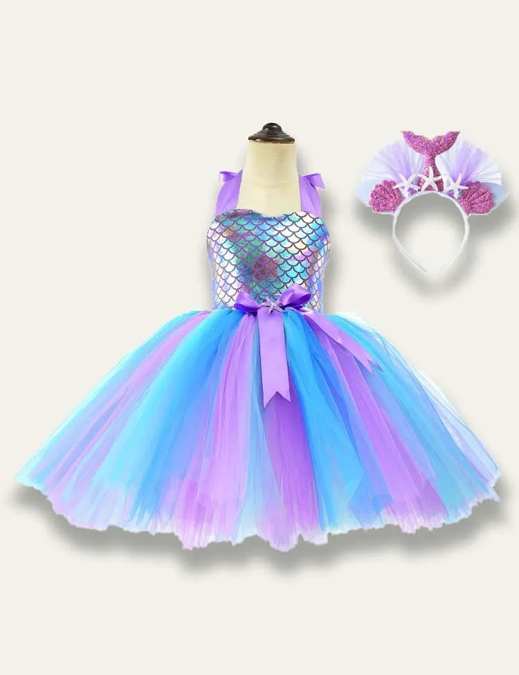Mermaid Princess Tulle Party Dress - Mini Taylor